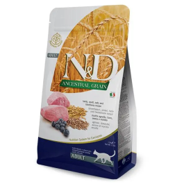 Farmina N&D Cat Ancestral Cordero - Alimento para Gatos Adultos, 5 kg Precio: 45.91444. SKU: B137L23CNL