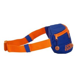 Safta Riñonera Valencia Basket 23x12x9cm Azul y Naranja