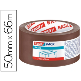 Tesa Cinta Adhesiva Marron Basic 66 mt x 50 mm para Embalaje Precio: 1.98999988. SKU: B1GEATNPPB