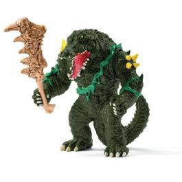 Schleich 42497 Ataque a la Fortaleza de Hielo, Criaturas de Eldrador con Tigre Dientes de Sable y Cocodrilo Luchador