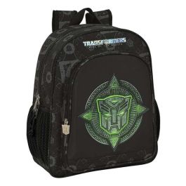 Mochila Escolar Transformers 32 x 38 x 12 cm Negro Mochila Escolar Transformers 32 x 38 x 12 cm Negro