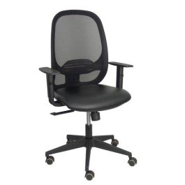 Silla Piqueras Y Crespo Cilanco Negra Uso Intensivo Brazos Regulables Mecanismo Sincro Con Regulador De Tension Refuerzo Lumbar Regulable Ruedas Parquet Respaldo De Malla Negra Y Asiento Tapizado Similpiel Negro Precio: 216.5000002. SKU: S5703799