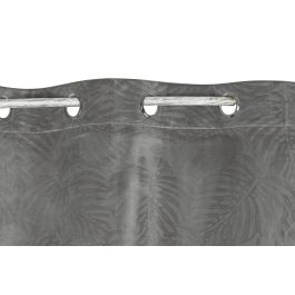 Cortina Urban DKD Home Decor Gris Claro 260 x 140 cm (2 Unidades)