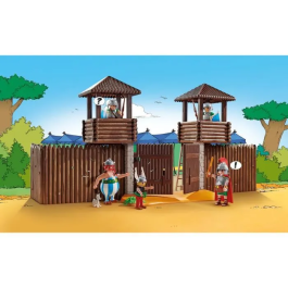 Playmobil Campamento de los Romanos Astérix 71542 Juguete de Construcción para Niños y Niñas con 181 Piezas
