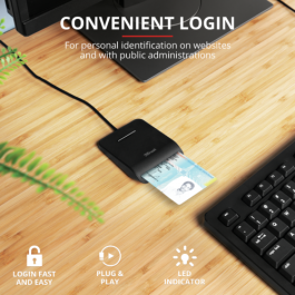 Trust Lector De Tarjetas Externo Dni Compatible Con Dnie Y Smartcards Usb 2.0 Negro Trust Lector De Tarjetas Externo Dni Compatible Con Dnie Y Smartcards Usb 2.0 Negro