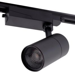Foco Carril LED 30W 2700Lm CRI90 4200K Monofásico Antideslumbrante HO-FC-30W-AD-B-W 40000H Negro