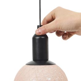 Home Deco Factory Bola Led Colgar Beige Diámetro 15 cm Luz Cálida Pilas AAA