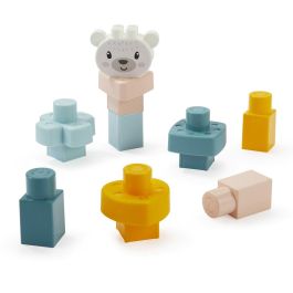 Ecoiffier 7914 Clasificador de Formas Casita de Animales, Juguete Educativo para Bebés, 4 Formas y Bloques, Coordinación Mano-Ojo y Lógica