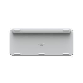 Logitech MX Keys Mini Teclado Inalámbrico Gris Pálido - Teclas Esféricas Cóncavas, Retroiluminación Inteligente, Bluetooth