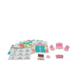 Casa Madera Y Mobiliario Puzzle 27x20 cm 1 Set Casa Madera Y Mobiliario Puzzle 27x20 cm 1 Set