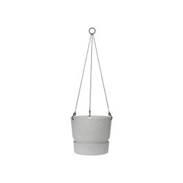 Maceta colgante ELHO Greenville 24 - Exterior - Ø 23.9 x H 20.3 cm - Hormigón vivo gris