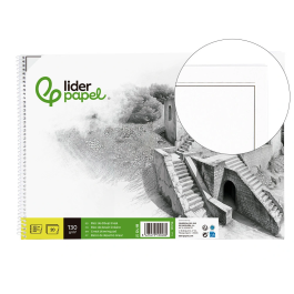 Liderpapel Bloc Dibujo Lineal Histórico Espiral 230x325mm 20 Hojas 130g/m2 con Recuadro Perforado Precio: 10.50000006. SKU: B1JLXRJE7T