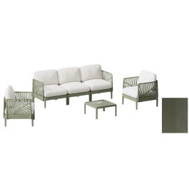 DKD Home Decor Sofá Terraza y Jardín Verde Menta 222 x 74 x 70 cm Set de 4 Precio: 926.68999984. SKU: B1GHHCW9L9