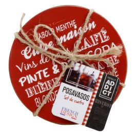 Totally Addict Juego de 4 Posavasos Industriel Diámetro 10 cm Diseños Surtidos Precio: 2.50000036. SKU: B18VCWAK9S