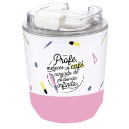 AUREA Vaso Térmico "Profe Mereces un Café Cargado de Paciencia Infinita" 280ml Acero Inoxidable Doble Capa sin BPA Precio: 19.89000057. SKU: B1FXB6ARX6