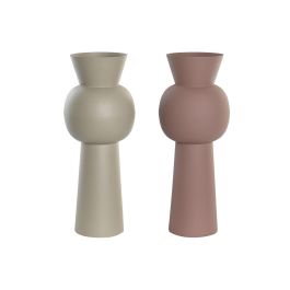 Jarron Urban DKD Home Decor Rosa Beige 19 x 51.5 x 19 cm (2 Unidades) Precio: 104.49999956. SKU: S3043537