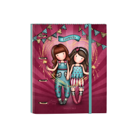 Carpeta de anillas Gorjuss Fireworks Granate (27 x 32 x 3.5 cm) Precio: 8.49999953. SKU: S4306689