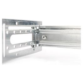 Digitus 4HE 19" Soporte para Carril DIN 4U Acero Galvanizado Plata