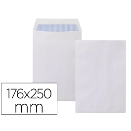 Liderpapel Bolsa N.15 Blanco B5 176x250 mm Tira de Silicona Caja 500 Unidades Precio: 44.5000006. SKU: B1F253LLGC