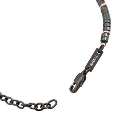 Pulsera Hombre Breil TJ3640 Plata de ley 925 Negro Pulsera Hombre Breil TJ3640 Plata de ley 925 Negro