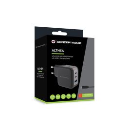 Cargador Pared Conceptronic Althea17B 67 W 2X Cargador Pared Conceptronic Althea17B 67 W 2X