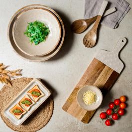 Home Deco Factory Ensaladera Nerina Mango Diámetro 27,5 cm Maderas Varias