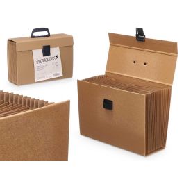 Maletin Compartimentos Kraft Asa Pincello 35X2CM (6 Unidades) Precio: 48.50000045. SKU: B148FGZ9X6