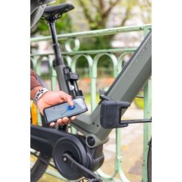 ABUS Candado plegable BORDO ONE 6000A/120 con Soporte SH + RC Negro