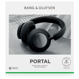 Bang & Olufsen Beoplay Portal Auriculares Gaming Inalámbricos y Alámbricos con Dolby Atmos, Bluetooth 5.1, Cancelación de Ruido, para Xbox, Color Negro