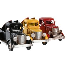 Vehiculo Decoracion Vintage DKD Home Decor Amarillo Negro 7.5 x 9.5 x 17 cm (3 Unidades)