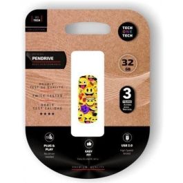 Pendrive 32GB Tech One Tech Emoji collage USB 2.0 Precio: 7.79000057. SKU: B18YST593M