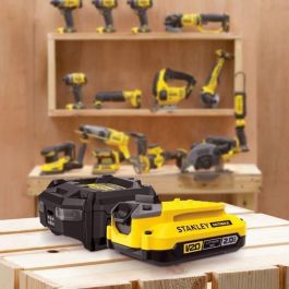 Stanley Fatmax SFMCB10D1-QW Kit de Inicio V20 con Cargador 1.25A y 1 Batería 18V 2Ah