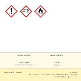 Ceys Adhesivo Especial para Plásticos Rígidos 30ml 501027 - PVC, Metacrilato, Poliéster, Poliestireno Rígido, ABS