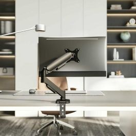 AISENS DT32TSR-355 Soporte Monitor Escritorio 17"-32" VESA 75x75/100x100mm, 9kg, Giratorio, Inclinable, Altura Ajustable Negro