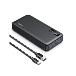 Ugreen Powerbank 10000mAh Carga Rápida Bidireccional Negro
