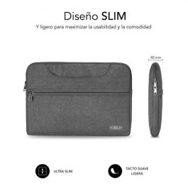 SUBBLIM Funda Ordenador Business Laptop Sleeve 13,3-14" Grey