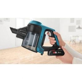 Bosch BBS611LAG Aspirador Escoba Inalámbrico Serie 6 Unlimited, 18V, 30 Min Autonomía, Sin Bolsa, Azul Laguna, Made in Germany