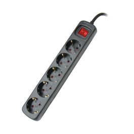 Regleta Silver Electronics 9645 Negro