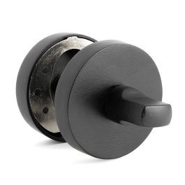 Jandel Juego Muletilla Desbloqueo Zamak 50x10 Cromo Cepillado, Acabado Negro para Puertas