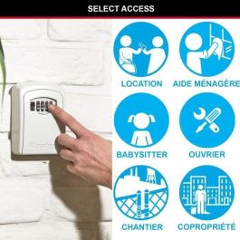 Master Lock Caja de llaves segura Tamaño M Blanca para montaje en pared, Combinación 4 dígitos, Resistente intemperie, Ideal Airbnb Master Lock Caja de llaves segura Tamaño M Blanca para montaje en pared, Combinación 4 dígitos, Resistente intemperie, Ideal Airbnb