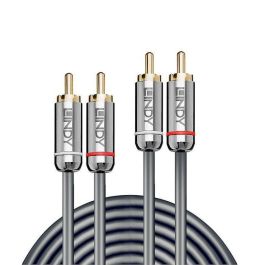 Lindy 1m Dual Phono Audio Cable, Cromo Line Lindy 1m Dual Phono Audio Cable, Cromo Line