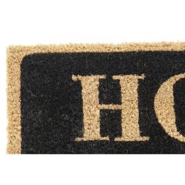 DKD Home Decor Felpudo Básicos Marron Negro Fibra Coco PVC 40 x 1.5 x 60 cm (6 Unidades)