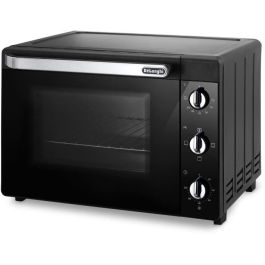 Delonghi Horno pequeño con Ventilador EO 40112.BK Negro - Puerta Doble Cristal - 40L - 2000W - 51.5 x 44 x 36 cm Precio: 174.8899999. SKU: B19YTTSELV