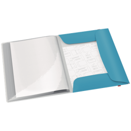 Carpeta Fundas (Tarifario) Leitz Cosy Plus Pp Flexible A4 20 F. Azul