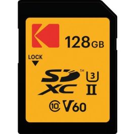 Kodak EKMSD128GUHS2V1K Tarjeta SDXC 128GB UHS-II U3 V60 Clase 10 Ultra Pro 300MB/s lectura 110MB/s escritura Precio: 50.49999977. SKU: B1GCYZ6NBW