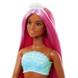 Barbie HRR02 Muñeca Sirena Dreamtopia Cola Rígida Surtida +3 Años