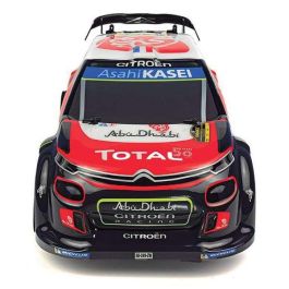 Coche radio control citroën c3 wrc 1:10, emisora 2,4ghz con bateria y cargador usb 42x13x20 cm