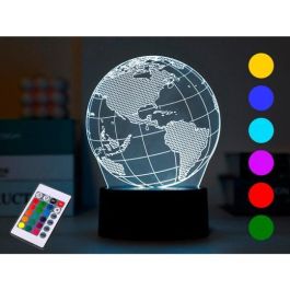 I-Total Lámpara Led 3D Mondo Con Base Táctil Y Mando A Distancia Precio: 10.89. SKU: B14W6LLJXN