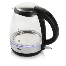 Domo DO9218WK Hervidor de cristal 2200 W 1,2 L con base giratoria