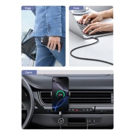 UGREEN 60126 Cable USB C a USB A de 1m, Carga Rápida 3A, Negro/Gris